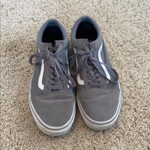Gray old school vans!
